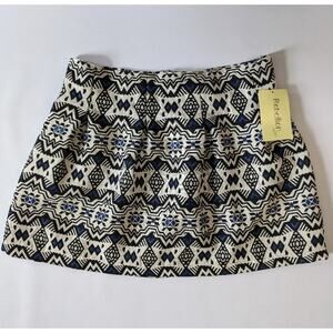 Rebellion Again Pleated Aztec Pattern Skirt sz XL New